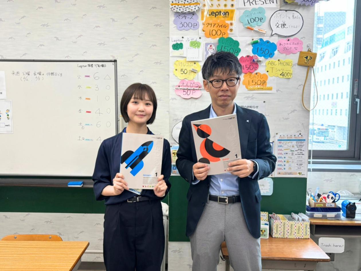 F-SEMI Lepton本部校舎校 吉田 直人様（右）、水間 一裕様（左）
