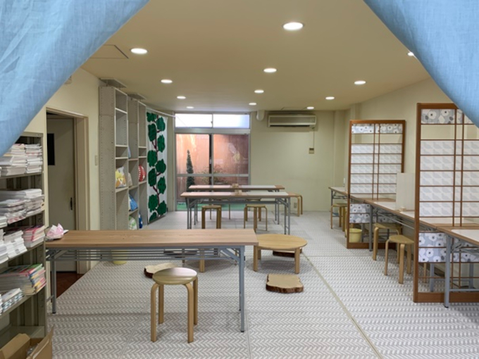 現在の学研ＣＡＩスクールLepton二条城北教室。「装飾やイベントにも力が入っていましたね。英検®の合格級が貼り出されるとうれしいし、もっと上に行きたい！とやる気になっていました」（野村さん）