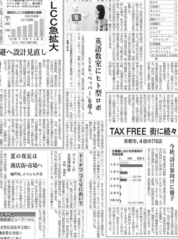 日本経済新聞 紙面